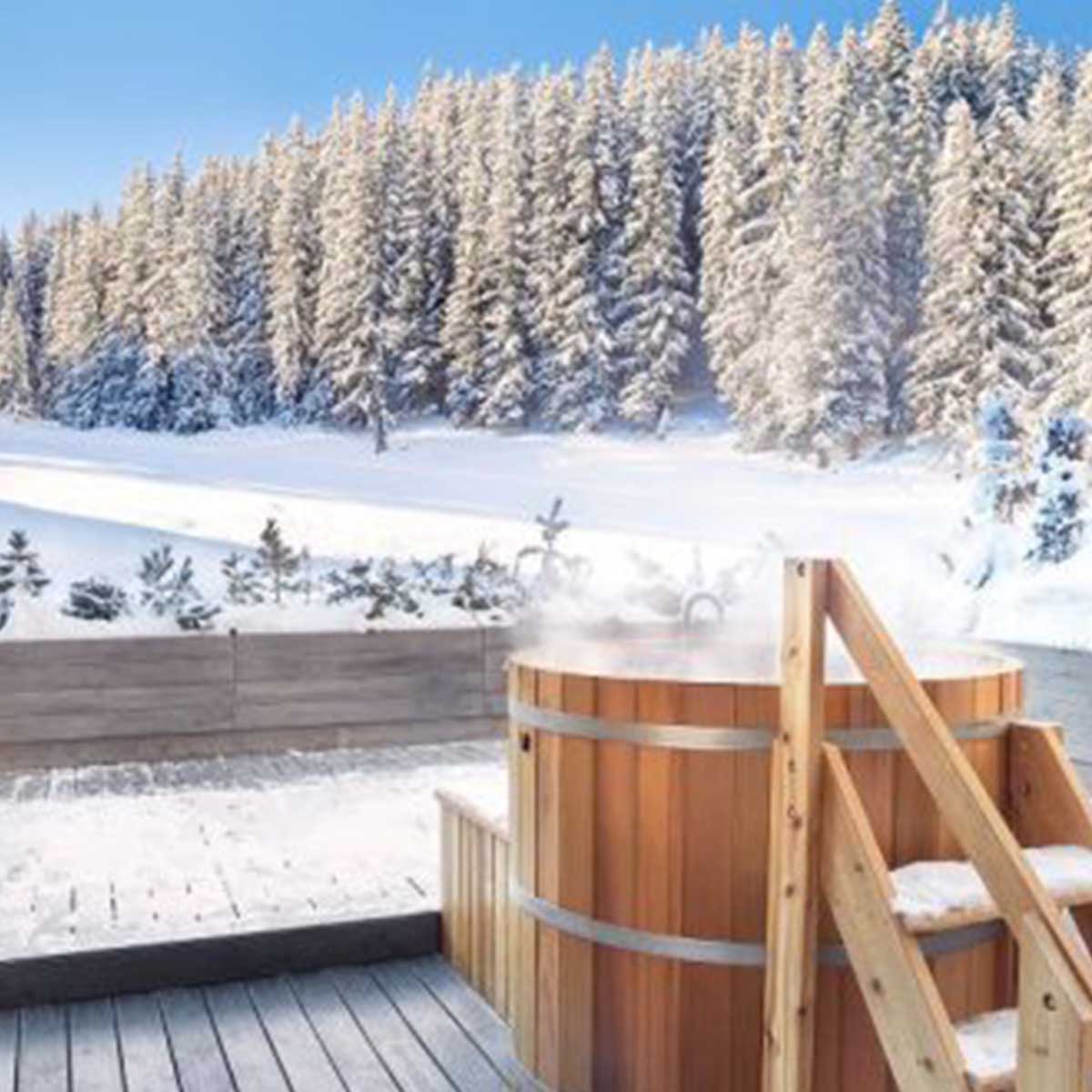 Winter vacations, luxury ski resorts, holiday travel