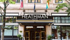 Hotel Entrance at Heathman Hotel