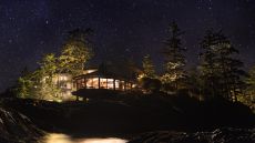 Pointe Building, starry night