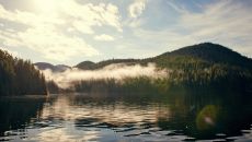 Mist Rising on Clayoquot Sound