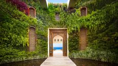 Entrance Ty Warner Mansion at Las Ventanas al Paraiso