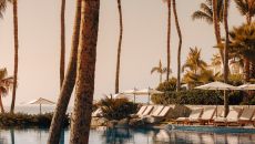 Agua Pool Sunbeds Pool at One Only Palmilla