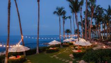 Agua Garden Tables Wide Evening at One Only Palmilla