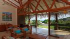 villa interior with hammock
