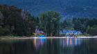 Las Balsas Gourmet Hotel and Spa at night