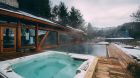 pool cabin winter