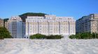 See more information about Copacabana Palace, A Belmond Hotel, Rio de Janeiro beach exterior view
