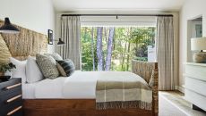 Accommodations Guestroom Garden Deluxe Bedroom  at White Barn Inn