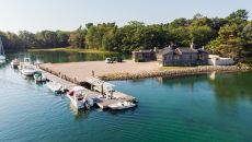 Aerial Harbor  at White Barn Inn