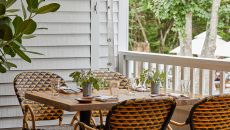 Dine Outdoor Seating  at White Barn Inn
