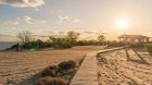 Private sand beach