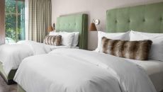 Two Queen Bedroom Balcony 1 at Rusty Parrot Lodge and Spa