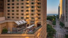 P0732 Exterior Terrace Aerial at Park Hyatt Chicago