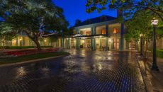 Front Drive at Night