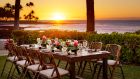 sunset dining Fairmont Orchid Hawaii