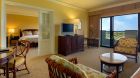 guestroom french doors living space