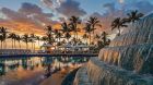 sunset pool fountains