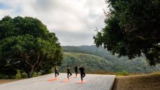 CVR Yoga Platform Carmel Valley Ranch