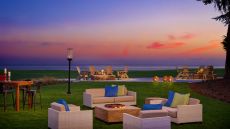 sunset outdoor seating