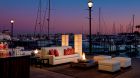 See more information about The Ritz-Carlton, Marina Del Rey outdoor patio lounge marina sunset