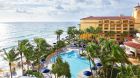 resort pool aerial