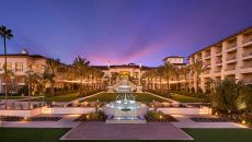 SANPA P585 Courtyard Fountain Sunset at Park Hyatt Aviara