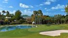 golf course with lake