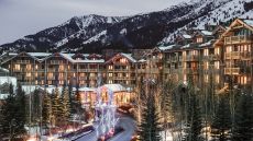 Exterior Winter Four Seasons Resort Jackson Hole