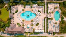 Drone pool at The Sanctuary at Kiawah Island Golf Resort