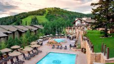 SEL Outdoor Heated Pools Summer Wide Stein Eriksen Lodge