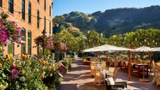See more information about Hotel Jerome, an Auberge Resort Dine The Garden 2021 12 1928 at Hotel Jerome an Auberge Resort