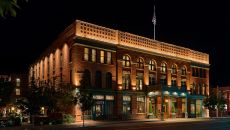 Exteriors 4 2719 With Flag at Hotel Jerome an Auberge Resort