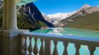 balcony lake louise view