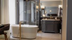 Bathroom at Auberge Saint Antoine