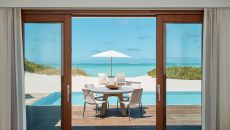 Family Beach House pool and view COMO Parrot Cay
