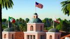 exterior pink daytime