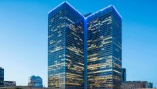 Night exterior at Fairmont The Queen Elizabeth