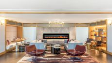 Golden lounge at Fairmont The Queen Elizabeth