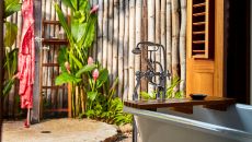 Outdoor Shower at Golden Eye