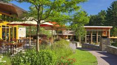 Flannel Patio and  Landscaping at  Topnotch Resort  Stowe