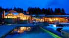 Pool winter at Topnotch Resort