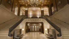 Grand Staircase at Fairmont Le Chateau Frontenac