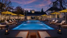 Pool Dusk at Mac Arthur Place