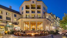 night exterior at Park Hyatt Beaver Creek Resort and Spa