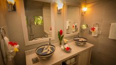 Bathroom at East Winds Inn