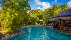Outdoor pool at East Winds Inn