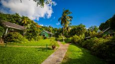 Garden path at East Winds Inn