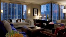 living room corner view