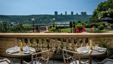 Fairmont Patio  at Fairmont Hotel Macdonald