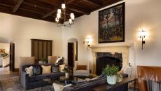 Living Room at Casa Palmero at Pebble Beach